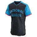 Men's Cincinnati Reds ＃21 Hunter Greene Navy Elite National League 2024 All-Star Game Jersey