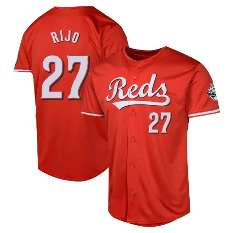 Men's Cincinnati Reds ＃27 Jose Rijo Red Limited Alternate Jersey