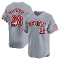 Men's Cincinnati Reds ＃28 Nick Martinez Gray Limited Away Jersey