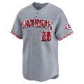 Men's Cincinnati Reds ＃28 Nick Martinez Gray Limited Away Jersey