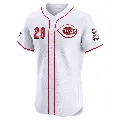 Men's Cincinnati Reds ＃29 TJ Friedl White Elite Home Patch Jersey