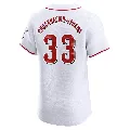 Men's Cincinnati Reds ＃33 Christian Encarnacion-Strand White Elite Home Jersey