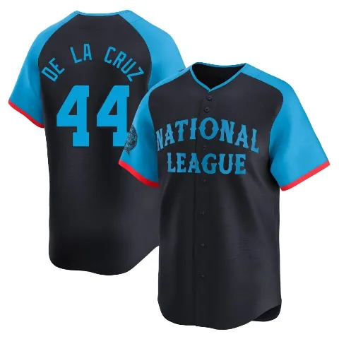 Men's Cincinnati Reds ＃44 Elly De La Cruz Navy Limited National League 2024 All-Star Game Jersey