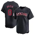 Men's Cleveland Guardians ＃0 Willie Mays Hayes Navy Limited Alternate Jersey