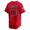 Men's Cleveland Guardians ＃10 Mike Zunino Red Limited Alternate Jersey