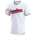 Men's Cleveland Guardians ＃23 Oscar Gamble White Elite Home Jersey