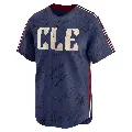 Men's Cleveland Guardians ＃24 Manny Ramirez Navy Limited 2024 City Connect Jersey