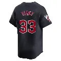 Men's Cleveland Guardians ＃33 Luis Tiant Navy Limited Alternate Jersey