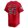 Men's Cleveland Guardians ＃37 Trevor Stephan Red Limited Alternate Jersey