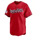 Men's Cleveland Guardians ＃45 Luis Ortiz Red Limited Alternate Jersey