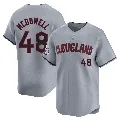Men's Cleveland Guardians ＃48 Sam Mcdowell Gray Limited Road Jersey