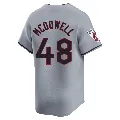Men's Cleveland Guardians ＃48 Sam Mcdowell Gray Limited Road Jersey