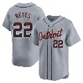 Men's Detroit Tigers ＃22 Victor Reyes Gray Limited Road Jersey