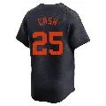 Men's Detroit Tigers ＃25 Norm Cash Navy Limited Alternate Jersey