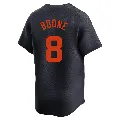 Men's Detroit Tigers ＃8 Ray Boone Navy Limited Alternate Jersey