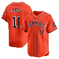 Men's Houston Astros ＃11 Ben Gamel Orange Limited Alternate Jersey