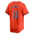 Men's Houston Astros ＃11 Ben Gamel Orange Limited Alternate Jersey