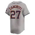 Men's Houston Astros ＃11 Ken Caminiti Gray Limited Away Jersey