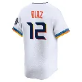 Men's Houston Astros ＃12 Aledmys Diaz White Limited 2025 City Connect Jersey