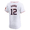 Men's Houston Astros ＃12 Doug Rader White Elite Home Jersey