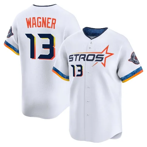 Men's Houston Astros ＃13 Billy Wagner White Limited 2025 City Connect Jersey