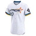 Men's Houston Astros ＃17 Victor Caratini White Elite 2025 City Connect Jersey