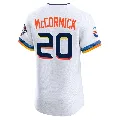 Men's Houston Astros ＃20 Chas McCormick White Elite 2025 City Connect Jersey