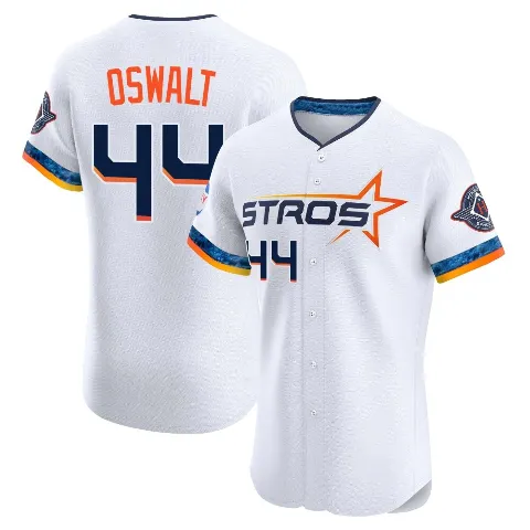Men's Houston Astros ＃44 Roy Oswalt White Elite 2025 City Connect Jersey