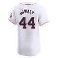 Men's Houston Astros ＃44 Roy Oswalt White Elite Home Jersey