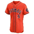 Men's Houston Astros ＃5 Jeff Bagwell Orange Elite Alternate Vapor Premier Jersey