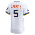 Men's Houston Astros ＃5 Jeff Bagwell White Elite 2025 City Connect Jersey