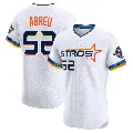 Men's Houston Astros ＃52 Bryan Abreu White Elite 2025 City Connect Jersey