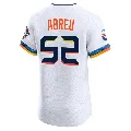 Men's Houston Astros ＃52 Bryan Abreu White Elite 2025 City Connect Jersey