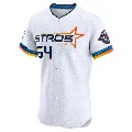 Men's Houston Astros ＃54 Roberto Osuna White Elite 2025 City Connect Jersey