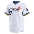 Men's Houston Astros ＃54 Roberto Osuna White Limited 2025 City Connect Jersey