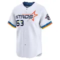 Men's Houston Astros ＃63 Kaleb Ort White Limited 2025 City Connect Jersey