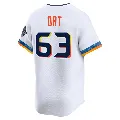 Men's Houston Astros ＃63 Kaleb Ort White Limited 2025 City Connect Jersey