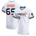 Men's Houston Astros ＃65 Jose Urquidy White Elite 2025 City Connect Jersey