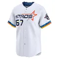 Men's Houston Astros ＃67 Jairo Solis White Limited 2025 City Connect Jersey