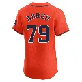 Men's Houston Astros ＃79 Jose Abreu Orange Elite Alternate Vapor Premier Jersey