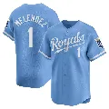 Men's Kansas City Royals ＃1 MJ Melendez Light Blue Limited Alternate Jersey
