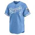 Men's Kansas City Royals ＃1 MJ Melendez Light Blue Limited Alternate Jersey