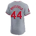 Men's Los Angeles Angels ＃44 Aaron Whitefield Gray Elite Road Jersey
