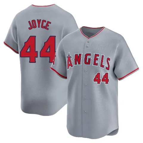 Men's Los Angeles Angels ＃44 Ben Joyce Gray Limited Away Jersey
