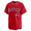 Men's Los Angeles Angels ＃48 Reid Detmers Red Limited Alternate Jersey