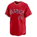 Men's Los Angeles Angels ＃70 Caleb Pendleton Red Limited Alternate Jersey