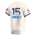 Men's Los Angeles Dodgers ＃15 Austin Barnes Cream Limited 2024 City Connect World Series Champions Jersey