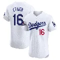 Men's Los Angeles Dodgers ＃16 Andre Ethier White Elite Home World Series Champions Jersey