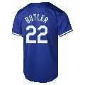 Men's Los Angeles Dodgers ＃22 Brett Butler Royal Limited Alternate Jersey