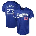 Men's Los Angeles Dodgers ＃23 Kirk Gibson Royal Limited Alternate World Series Champions Jersey